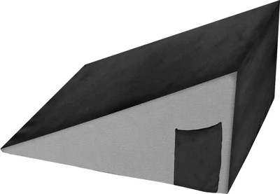 BuyAlly Memory Foam Solid Cushion Pack of 1(Black)