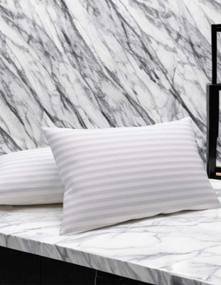 Kiago Soft luxury Microfibre Solid Sleeping Pillow Pack of 2(White)