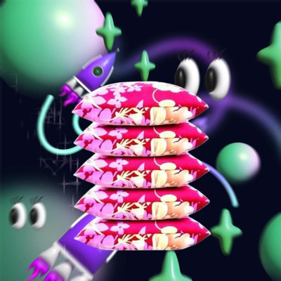 CATHROL Microfibre Sleeping Pillow Pack of 5 Solid(Pink)