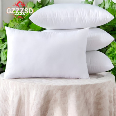 Cozy Palace Memory Foam Sleeping Pillow Pack of 4 Solid Luxury(White)