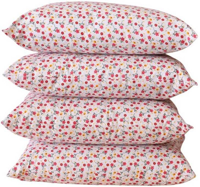 Rolling Animal Microfibre Sleeping Pillow Pack of 4 Abstract(Multicolor)