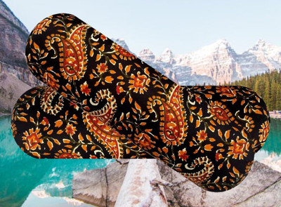 KIXTA Microfibre Bolster Pack of 2 Solid(Multicolor)