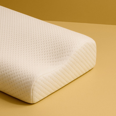 DreamNest Memory Foam Sleeping Pillow Pack of 1 Solid Premium High Dencity Pillow | Washable Zip Cover | Soft Pillow for Sleeping(White)