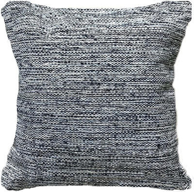 SASHAA WORLD Fashion Memory Foam Abstract Cushion Pack of 1(Blue)