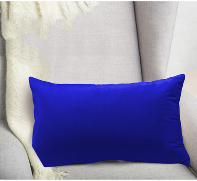 Daddy Cool Pillow With Velvet Pillow Cover 16x24 Inch Microfibre Solid Sleeping Pillow Pack of 1(Royal Blue)