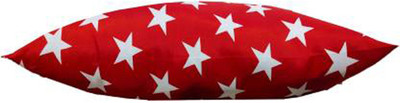 brightjex Microfibre Solid Sleeping Pillow Pack of 1(Red Star)