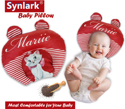 Synlark Pillow Mustard Seeds Toons & Characters Baby Pillow Pack of 1(Red)