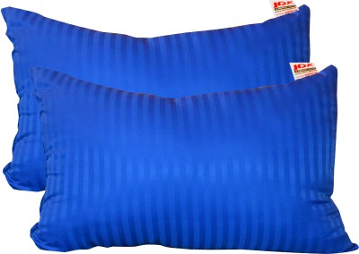 JDX 18002-2-16x24 Polyester Fibre Solid Sleeping Pillow Pack of 2(Royal Blue)