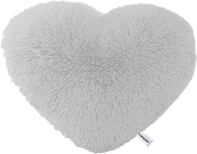 PICKKART Microfibre Solid Cushion Pack of 1(White)