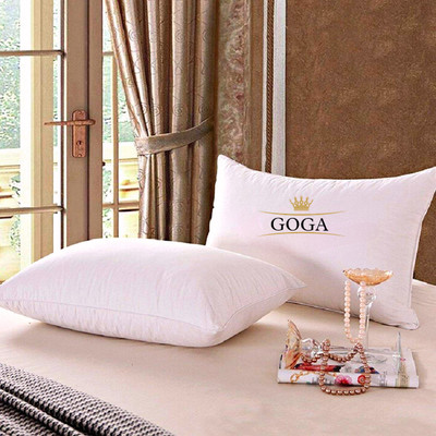 GOGA Cotton Sleeping Pillow Pack of 2 Solid LUXURY(White)