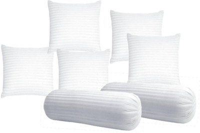 GTX Microfibre Bolster Pack of 7 Stripes(White)