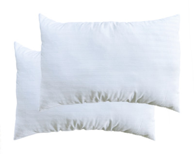 SUENO Microfibre Sleeping Pillow Pack of 2 Stripes Comfortable(White)