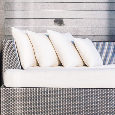 Gilson 16 x 16 Inch Microfibre Solid Cushion Pack of 4(White)