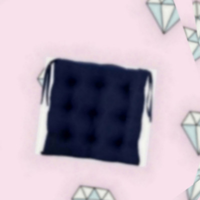 El Sandalo Microfibre Chair Pad Pack of 1 Solid(Grey)