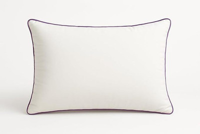 rubi creation Microfibre Solid Sleeping Pillow Pack of 1(White)
