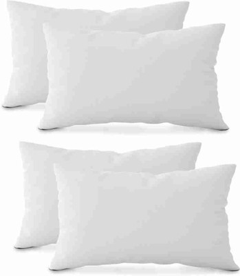 Jaatboy Polyester Fibre Sleeping Pillow Pack of 4 Abstract SOFT(White)