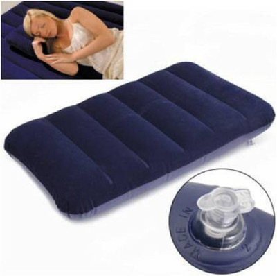 KS MART Air Solid Sleeping Pillow Pack of 1(Blue)