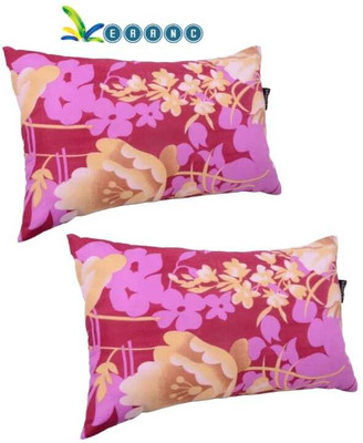 ERANC Cotton Abstract Sleeping Pillow Pack of 2(Multicolor)