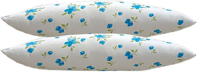SANJU BROTHER Microfibre Floral Sleeping Pillow Pack of 2(Blue)