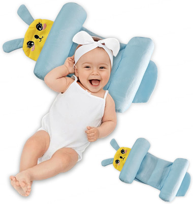 Pseudo Cotton Baby Pillow Pack of 1 Abstract(Slide Blue)
