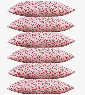 GOGA LUXURY Polyester Fibre Abstract Sleeping Pillow Pack of 6(Multicolor)