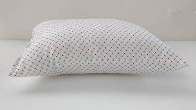 SLEEPY FEEL Microfibre Sleeping Pillow Pack of 1 Solid Soft Lightweight(White(43*68CM))