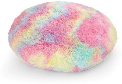 PICKKART Microfibre Solid Cushion Pack of 1(Multicolor)