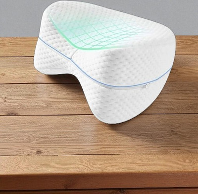INDIEPREMIOR Microbeads Solid Orthopaedic Pillow Pack of 1(White)