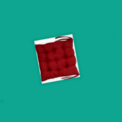 El Sandalo Microfibre Chair Pad Pack of 1 Solid(Grey)