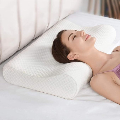 Flipkart SmartBuy Memory Foam Solid Orthopaedic Pillow Pack of 1(White)