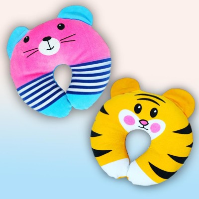 Momease Polyester Fibre Toons & Characters Baby Pillow Pack of 2(Multicolor)