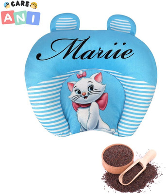 ANICARE Mustard Seeds Toons & Characters Baby Pillow Pack of 1(Sky Blue)