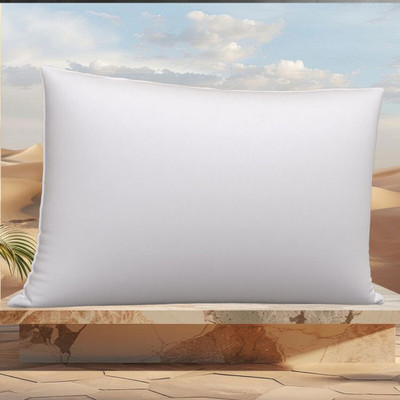 VJSTAR Microfibre Solid Sleeping Pillow Pack of 1(White)