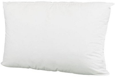 RomancePillow Polyester Fibre Solid Sleeping Pillow Pack of 1(White)