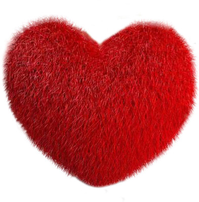 Tickles Polyester Fibre Solid Cushion Pack of 1(Red)