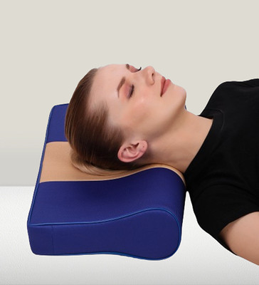 VN CARE Memory Foam Solid Orthopaedic Pillow Pack of 1(Multicolor)