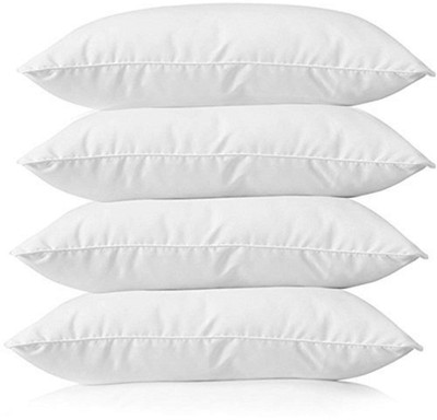 KUBER INDUSTRIES Microfibre Nature Sleeping Pillow Pack of 4(White)