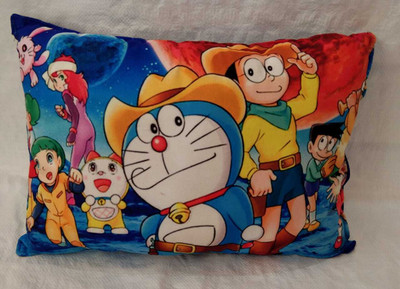 MIHUL Polyester Fibre Baby Pillow Pack of 1 Toons & Characters(Multicolor)