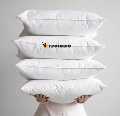 YPOLOIPO Microfibre Sleeping Pillow Pack of 4 Nature(White)