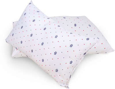 JDX Ultra Soft Microfibre Abstract Sleeping Pillow Pack of 2(White)