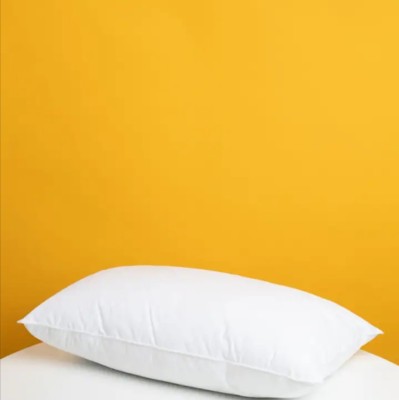 dezire group Aqualite Takiya 16*24*5 014 Microfibre Solid Sleeping Pillow Pack of 2(White)