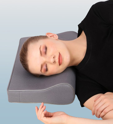 VN CARE Memory Foam Solid Orthopaedic Pillow Pack of 1(Multicolor)
