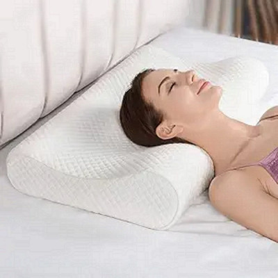 Flipkart Perfect Homes ORTHOPEDIC Memory Foam Solid Orthopaedic Pillow Pack of 1(White)