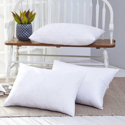 ROYALREOX Microfibre Solid Sleeping Pillow Pack of 3(White)