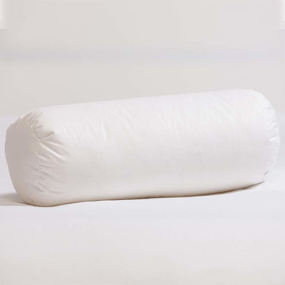RACCOON Home Furnishing Microfibre Solid Bolster Pack of 1(White)