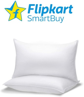 Flipkart SmartBuy Polyester Fibre Solid Sleeping Pillow Pack of 2(White)