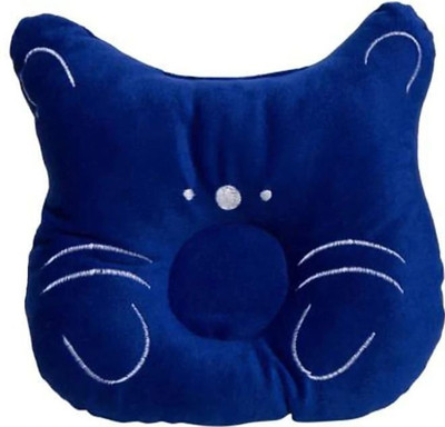 Trivika And Sons Cotton Baby Pillow Pack of 1 Solid, Nature(Dark Blue)