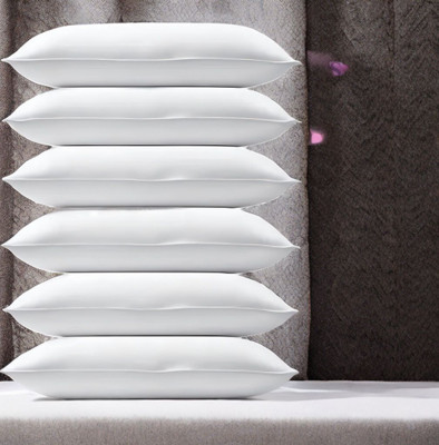 Urmila Creation Microfibre Sleeping Pillow Pack of 6 Solid LUXURY(White)