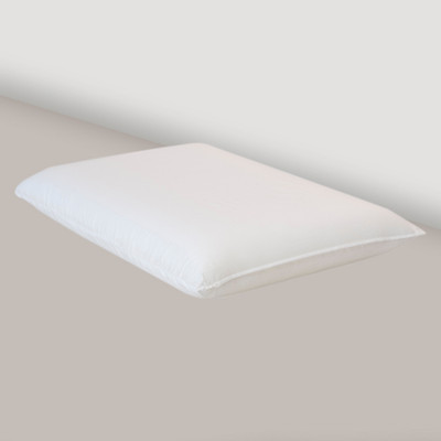 FOAM HOME Foam Solid Sleeping Pillow Pack of 1(White/Off White)