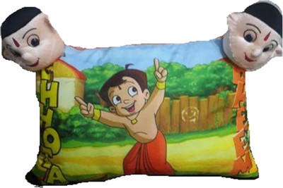 TURIYA Microfibre Baby Pillow Pack of 1 Toons & Characters(Red)